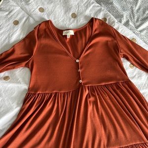 Jessica Simpson XL 3/4 sleeve empire waist dress